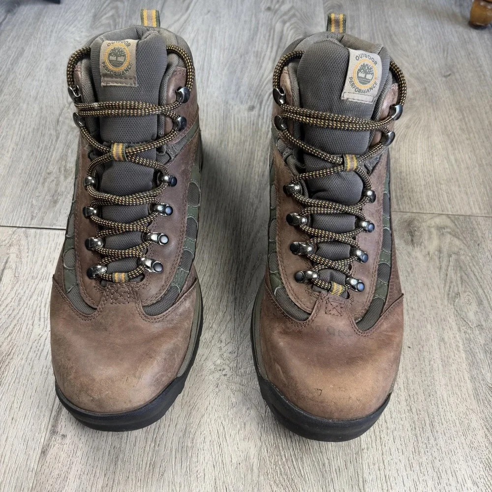 Timberland Boots Mens Size 12 Brown Camo Outdoor Performance Hiking 12182
